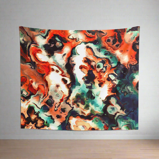 Glowing Ivory Stone - Indoor Wall Tapestry