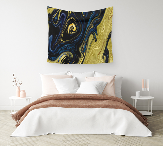 Space Mansion - Wall Tapestry (cotton sateen)