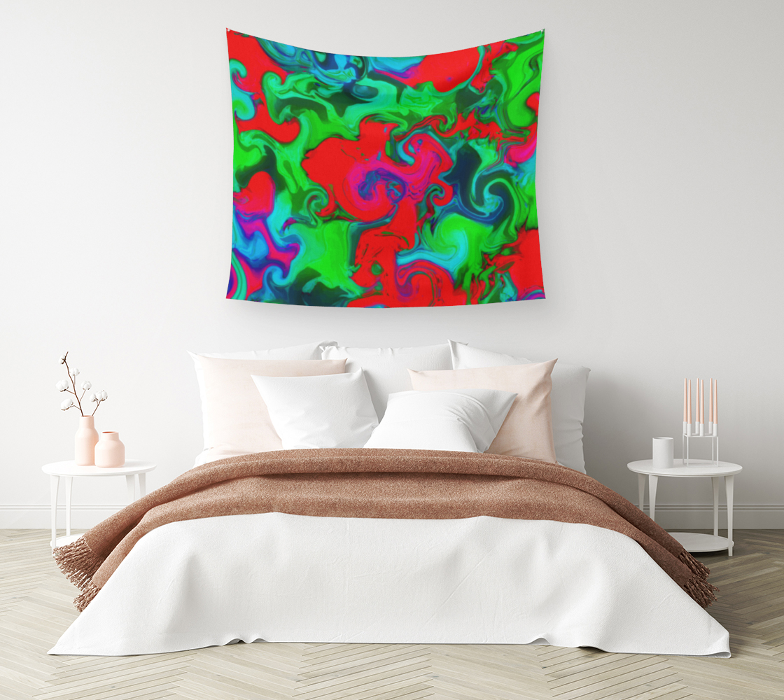 Dragon Spiral - Wall Tapestry (cotton sateen)