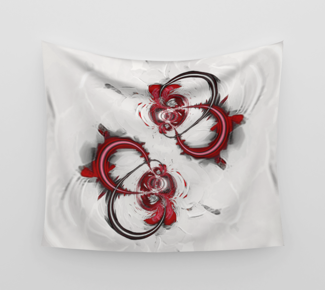 Lazer Rings - Wall Tapestry (cotton sateen)