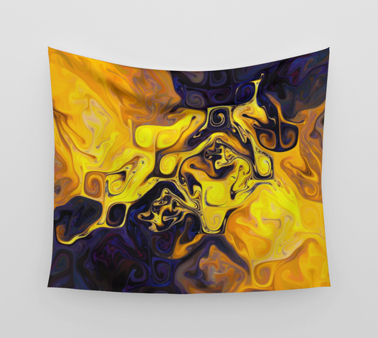 Warm Mountain - Wall Tapestry (cotton sateen)