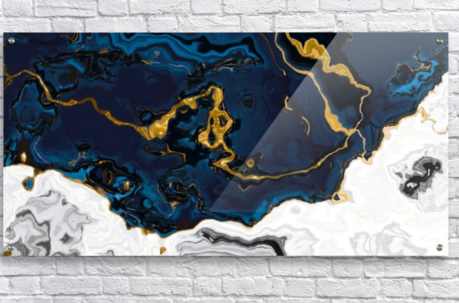 Seas Of Emerald And Gold - Fine Art Wall Print