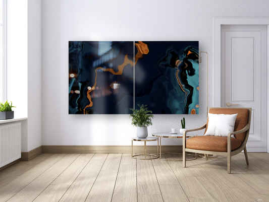 Aquarium Marble - Fine Art Wall Print