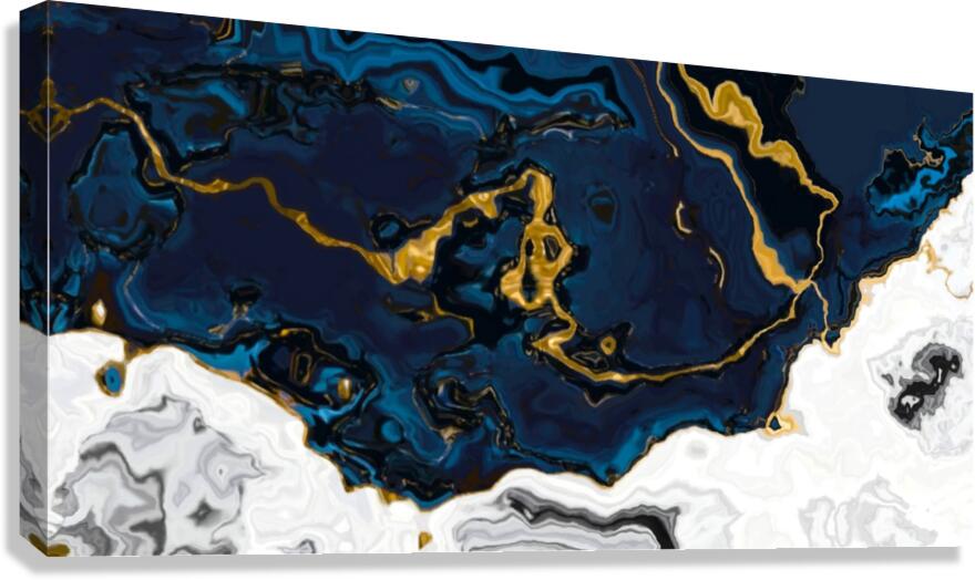Seas Of Emerald And Gold - Fine Art Wall Print