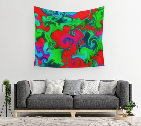 Dragon Spiral - Wall Tapestry (cotton sateen)