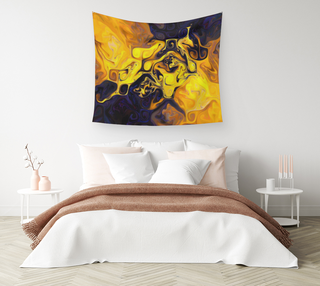 Warm Mountain - Wall Tapestry (cotton sateen)
