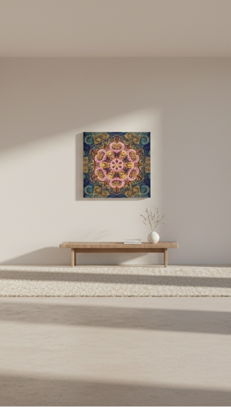 Siren Sound Reducer Mandala - Fine Art Wall Print