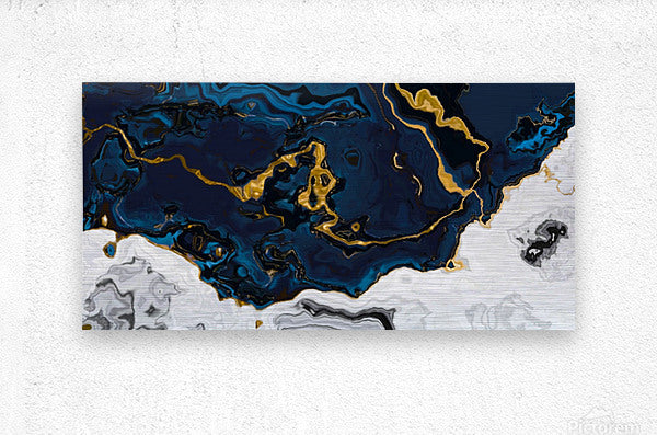 Seas Of Emerald And Gold - Fine Art Wall Print