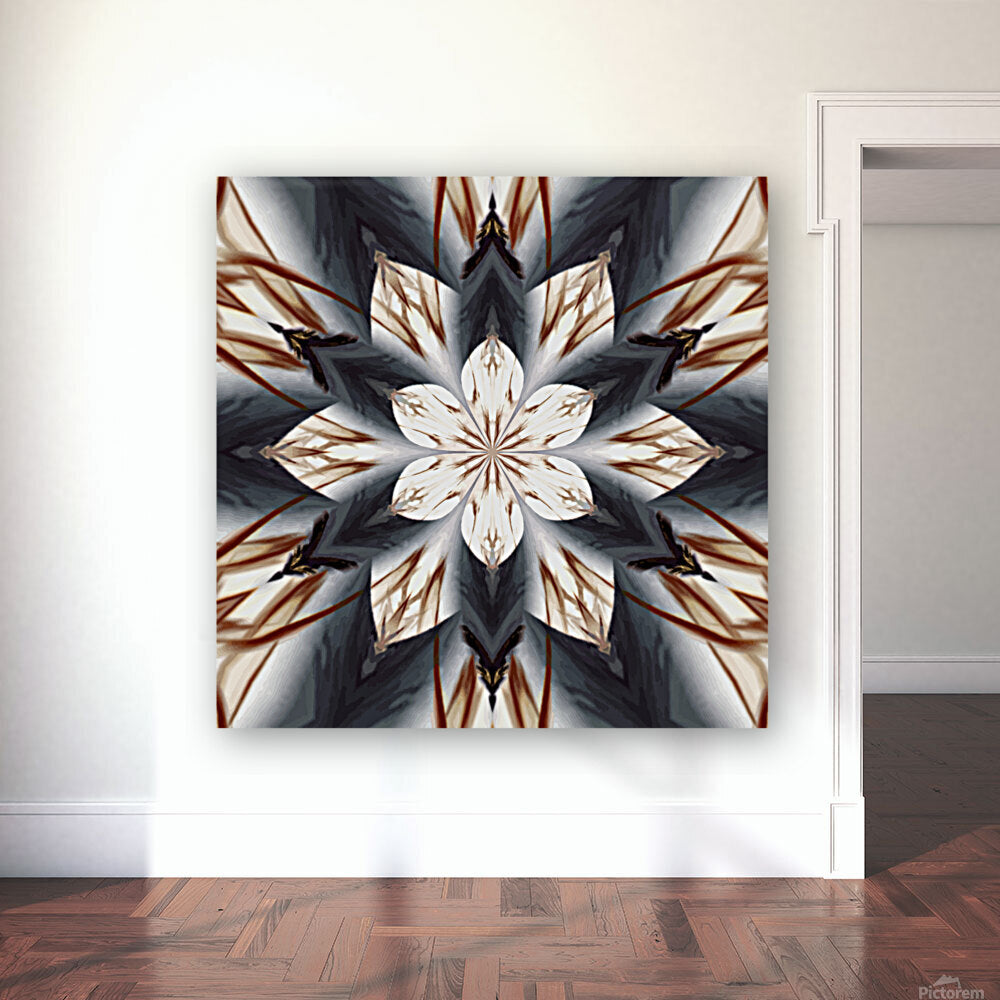 Spear Tipped Feather Petal Lotus - Fine Wall Art Print