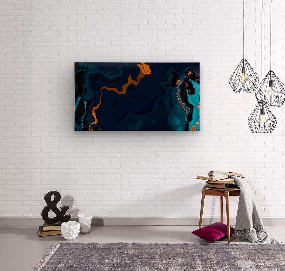 Aquarium Marble - Fine Art Wall Print