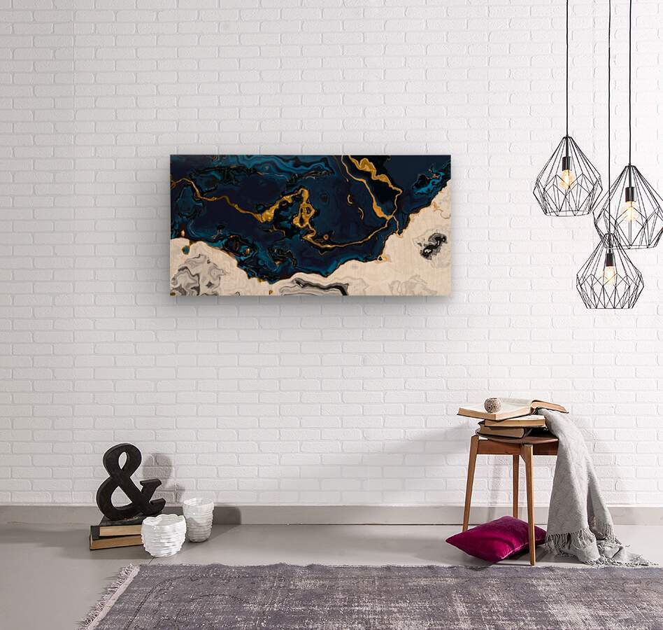 Seas Of Emerald And Gold - Fine Art Wall Print