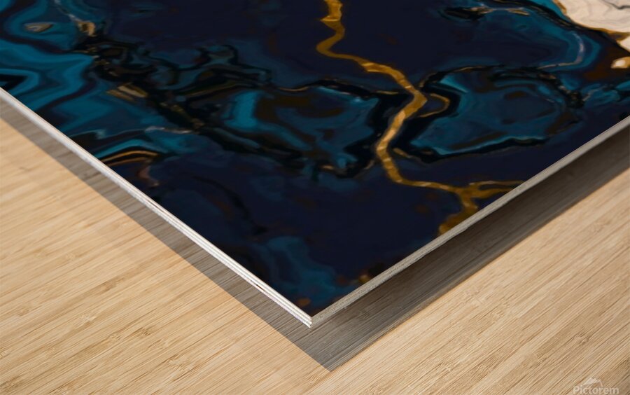 Seas Of Emerald And Gold - Fine Art Wall Print