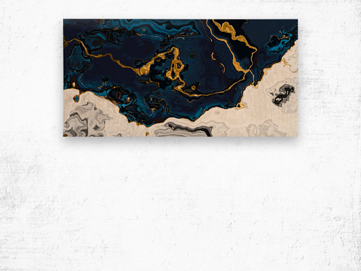 Seas Of Emerald And Gold - Fine Art Wall Print