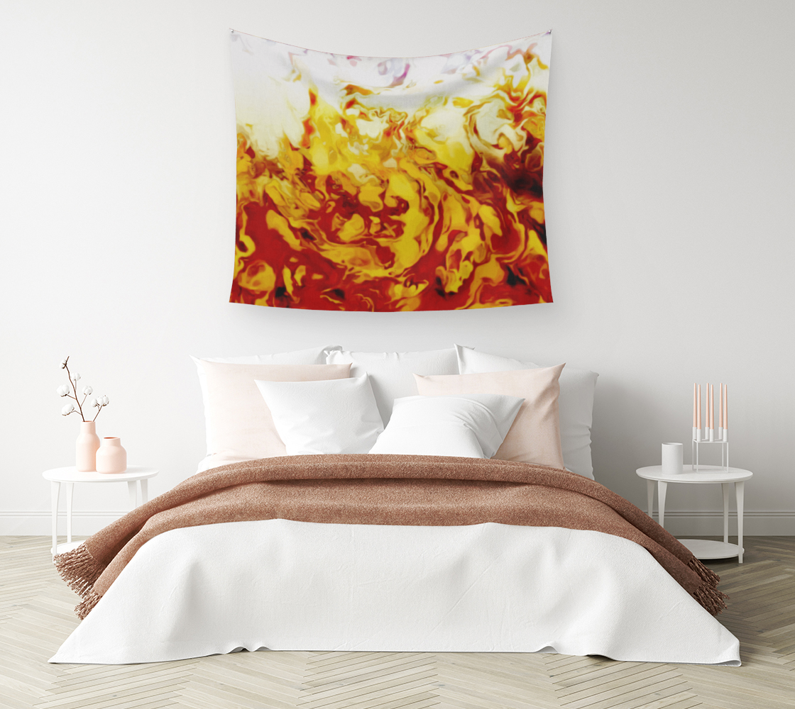 True Flames - Wall Tapestry (cotton sateen)