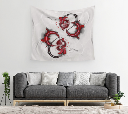 Lazer Rings - Wall Tapestry (cotton sateen)