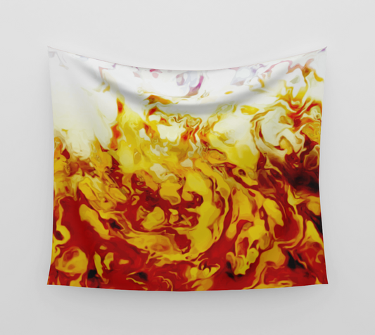 True Flames - Wall Tapestry (cotton sateen)