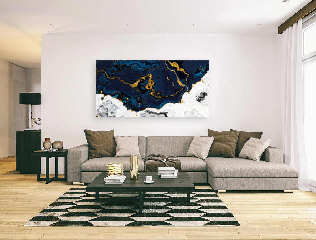 Seas Of Emerald And Gold - Fine Art Wall Print