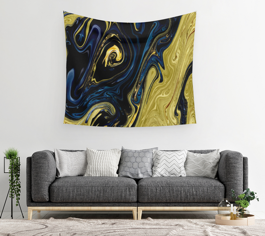 Space Mansion - Wall Tapestry (cotton sateen)