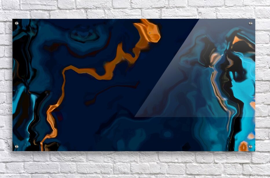 Aquarium Marble - Fine Art Wall Print