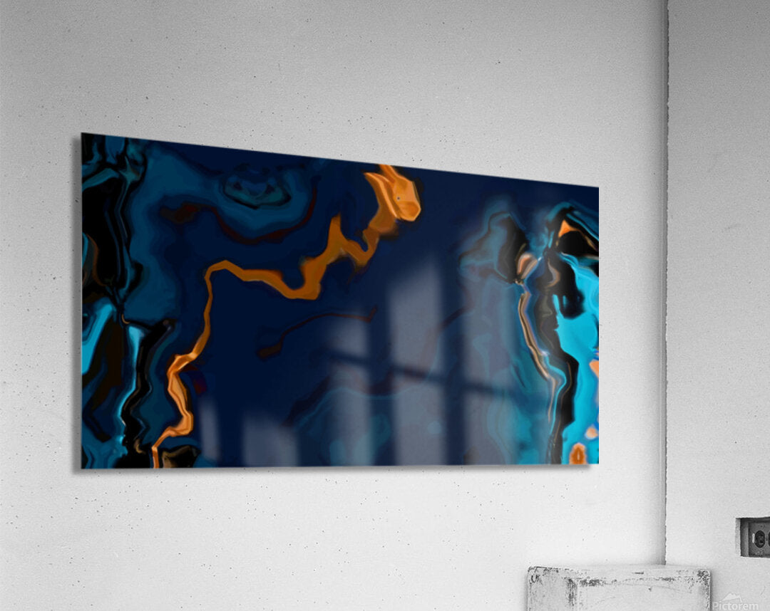 Aquarium Marble - Fine Art Wall Print