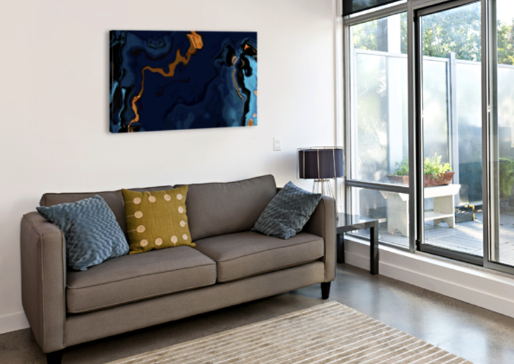 Aquarium Marble - Fine Art Wall Print