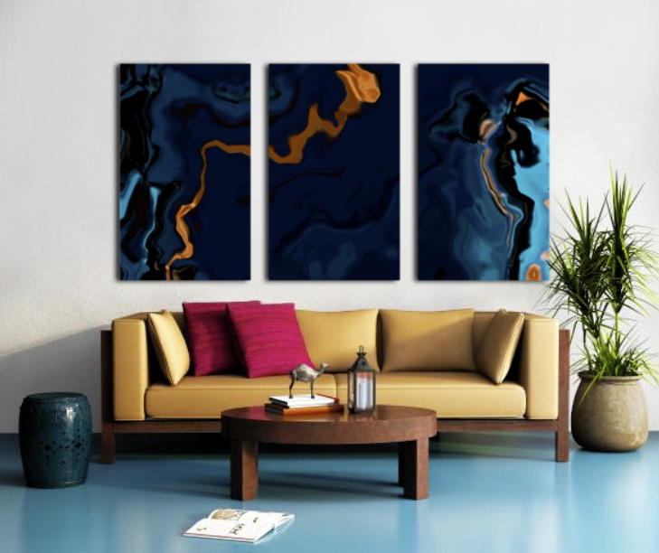 Aquarium Marble - Fine Art Wall Print