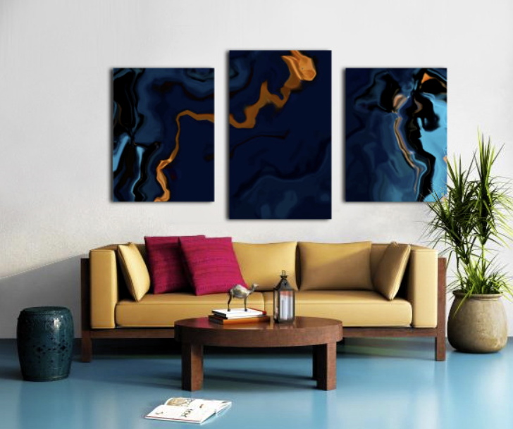 Aquarium Marble - Fine Art Wall Print