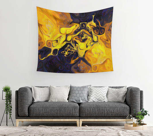 Warm Mountain - Wall Tapestry (cotton sateen)