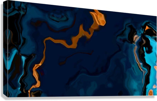 Aquarium Marble - Fine Art Wall Print
