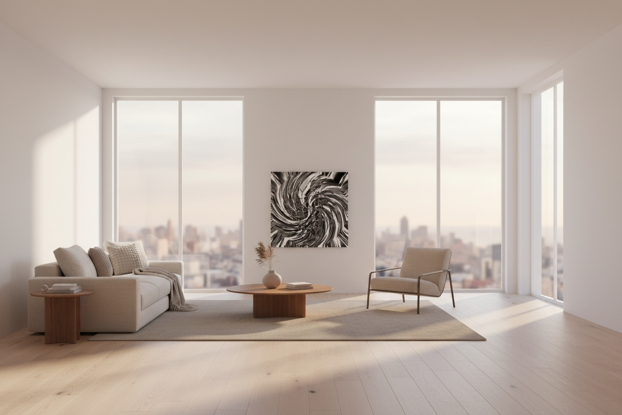 Twisted Platinum - Fine Art Wall Print