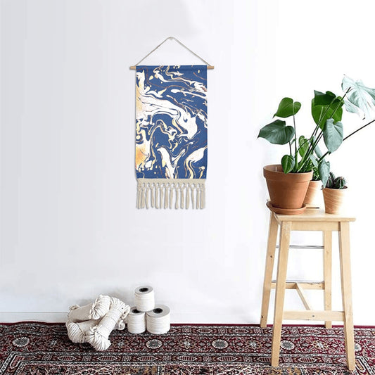 Blue Love - Linen Hanging Poster