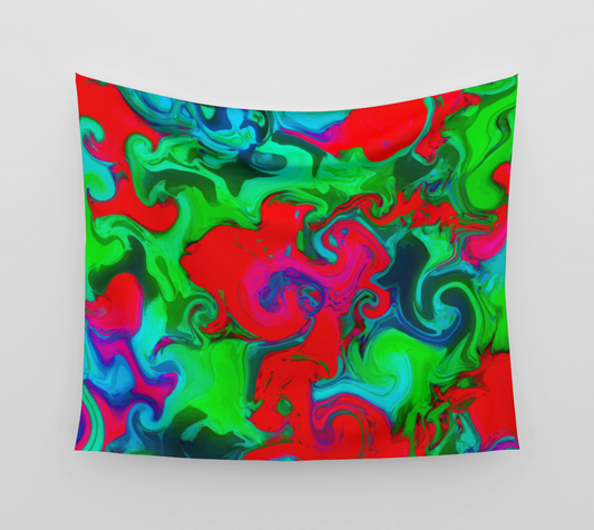 Dragon Spiral - Wall Tapestry (cotton sateen)