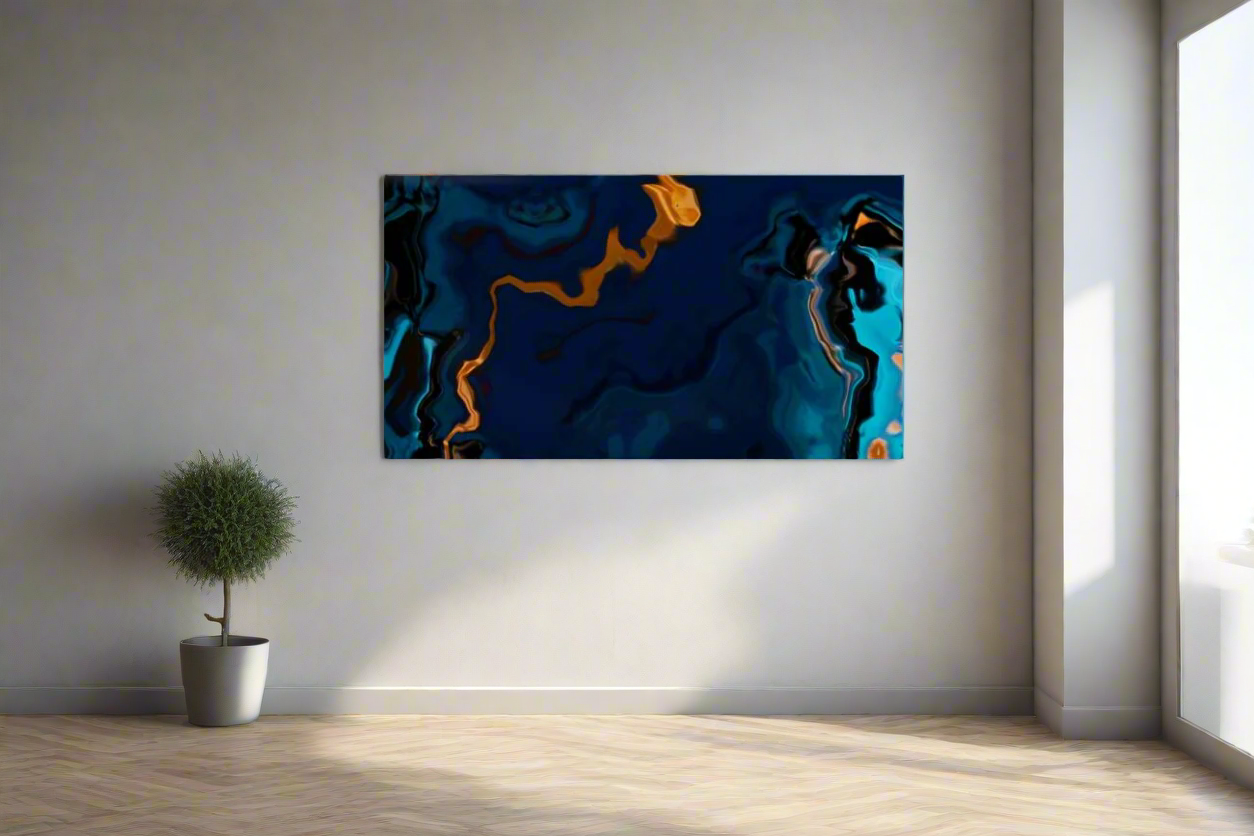 Aquarium Marble - Fine Art Wall Print