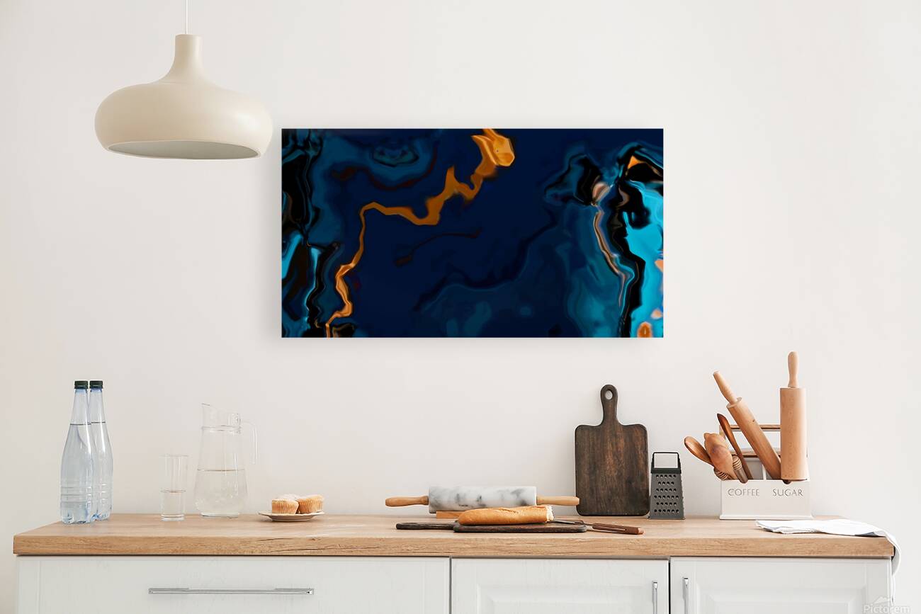 Aquarium Marble - Fine Art Wall Print