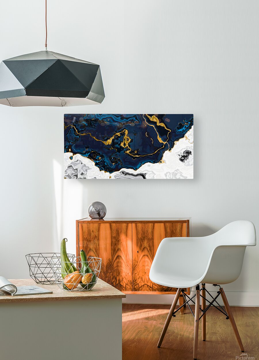 Seas Of Emerald And Gold - Fine Art Wall Print