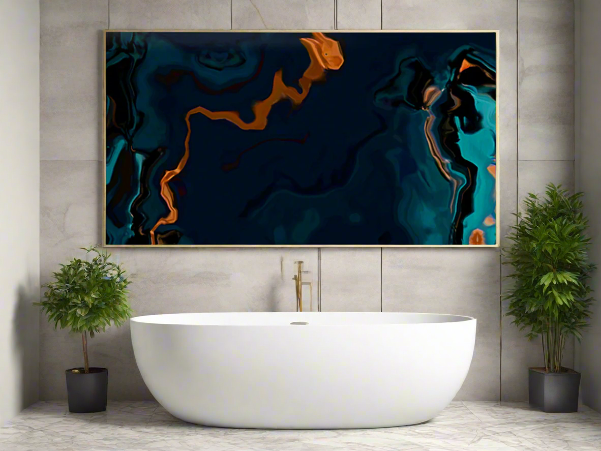 Aquarium Marble - Fine Art Wall Print
